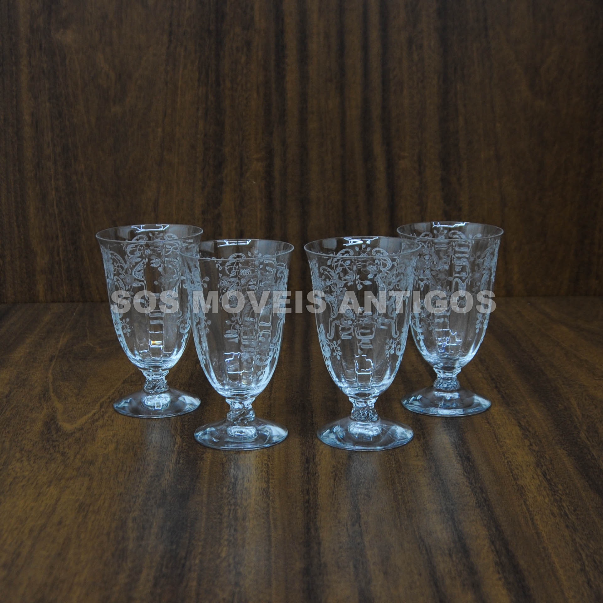 04 TAÇAS – EM CRISTAL FRANCÊS – SAINT LOUIS – 250 ML – SOSMOVEISANTIGOS – ANTIQUARIO SP (2)