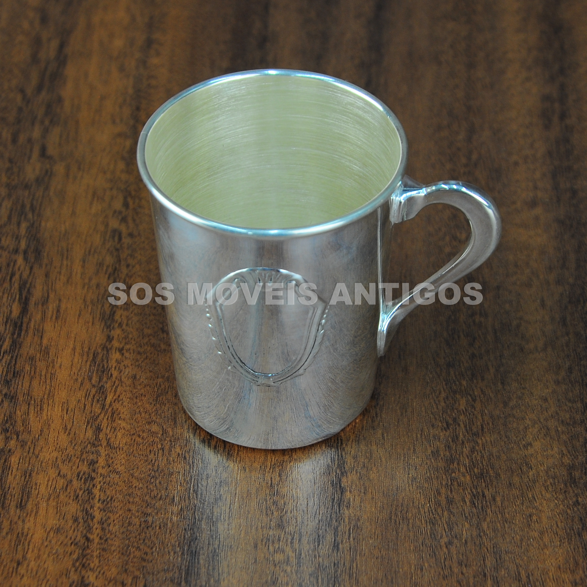 CANECA INFANTIL EM METAL ESPESSURADO A PRATA – SOSMOVEISANTIGOS – ANTIQUARIO SP (5)