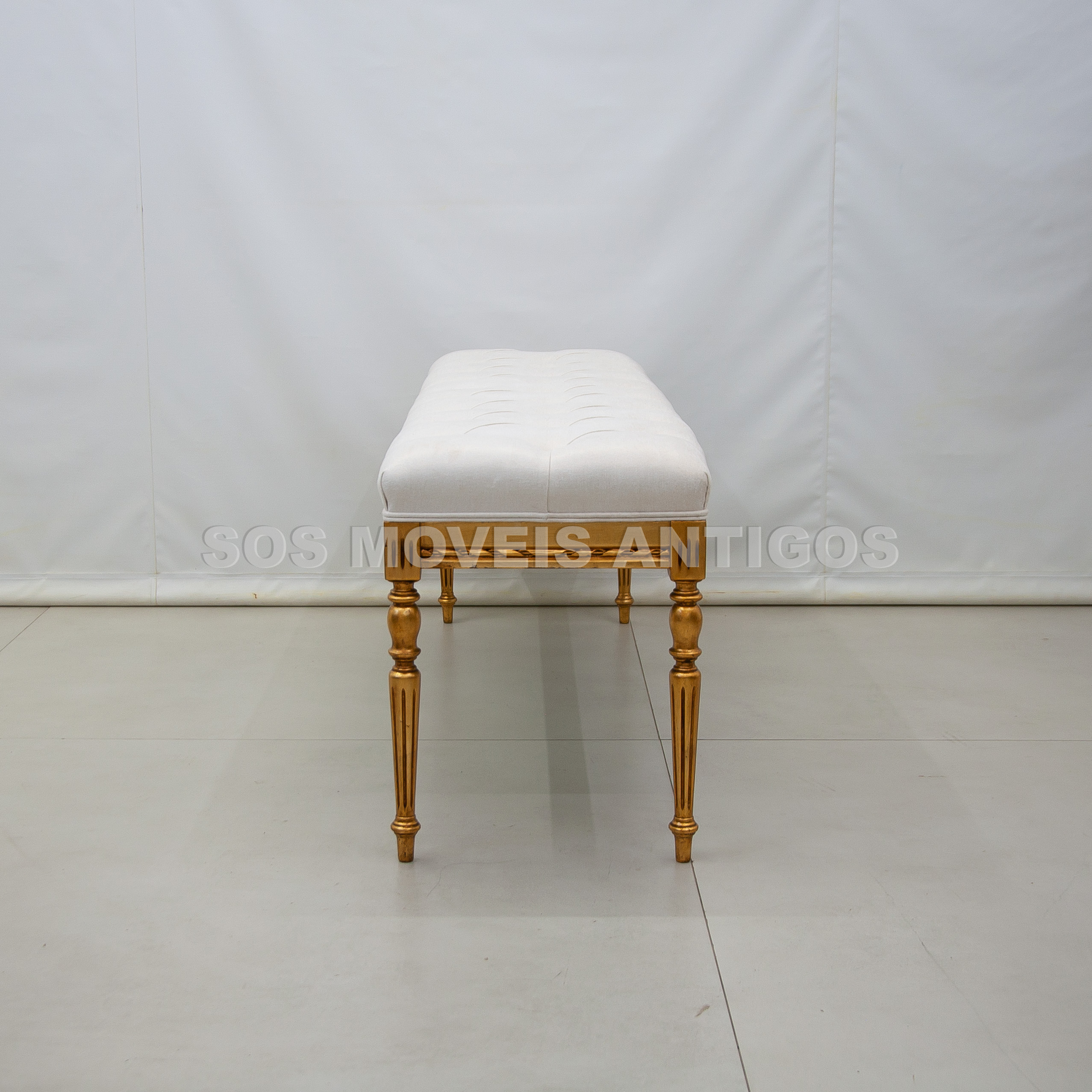 BANQUETA ESTILO LUIS XV