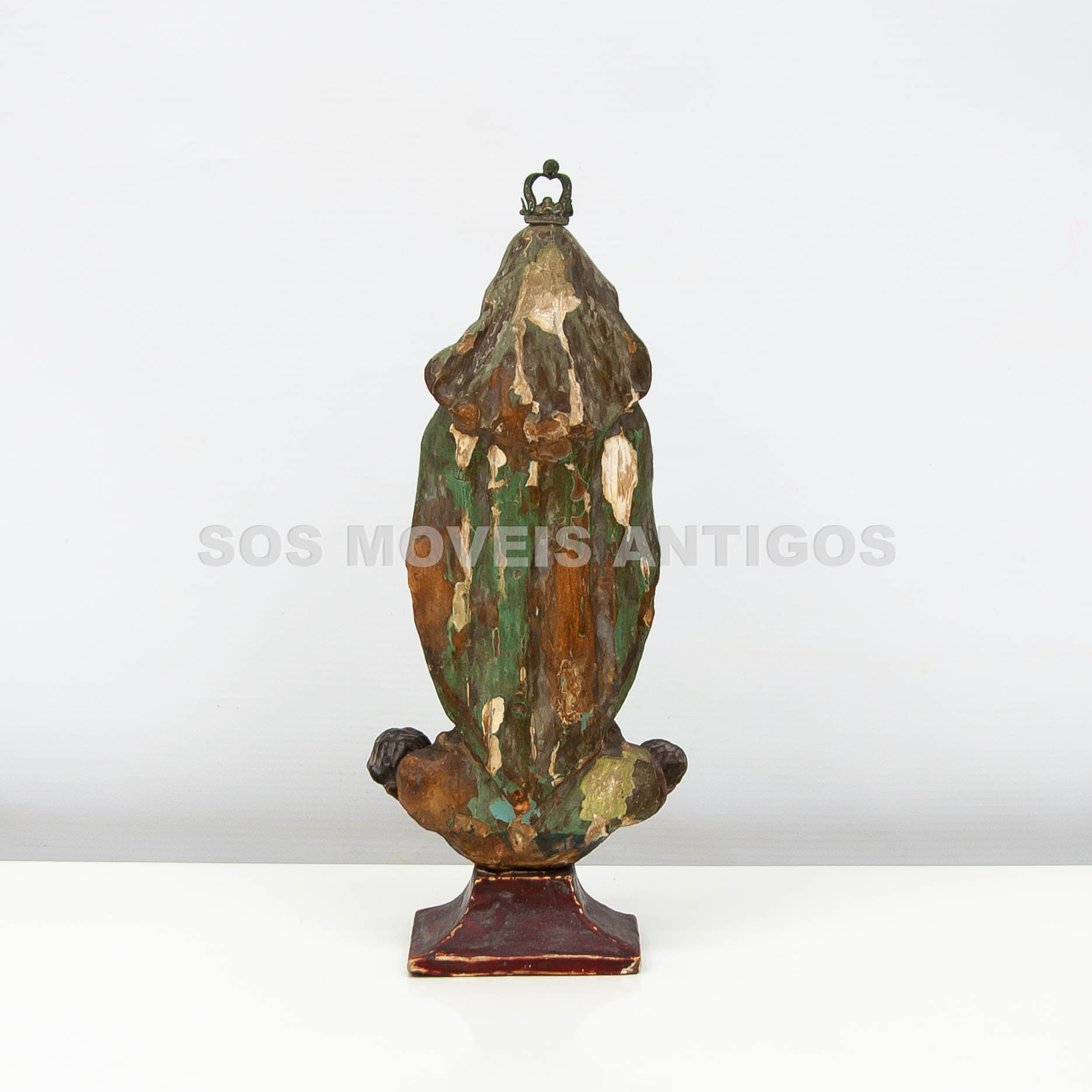 ESCULTURA IMAGEM NOSSA SENHORA CONCEIÇÃO – SÉC. XVIII – SOSMOVEISANTIGOS – ANTIQUARIO SP (3)