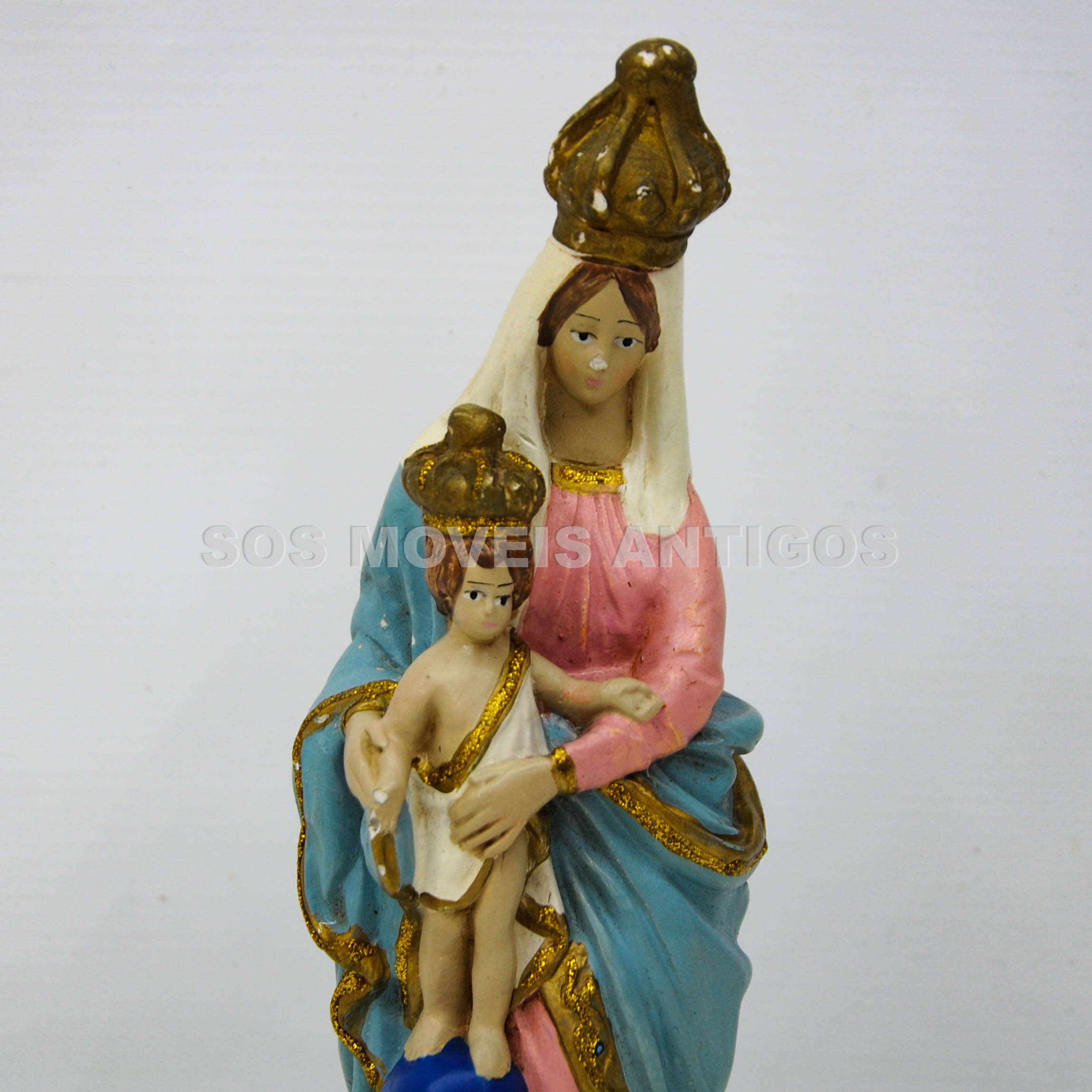 ESCULTURA IMAGEM NOSSA SENHORA DA CONCEIÇÃO COM MENINO JESUS – SOSMOVEISANTIGOS – ANTIQUARIO SP (5)