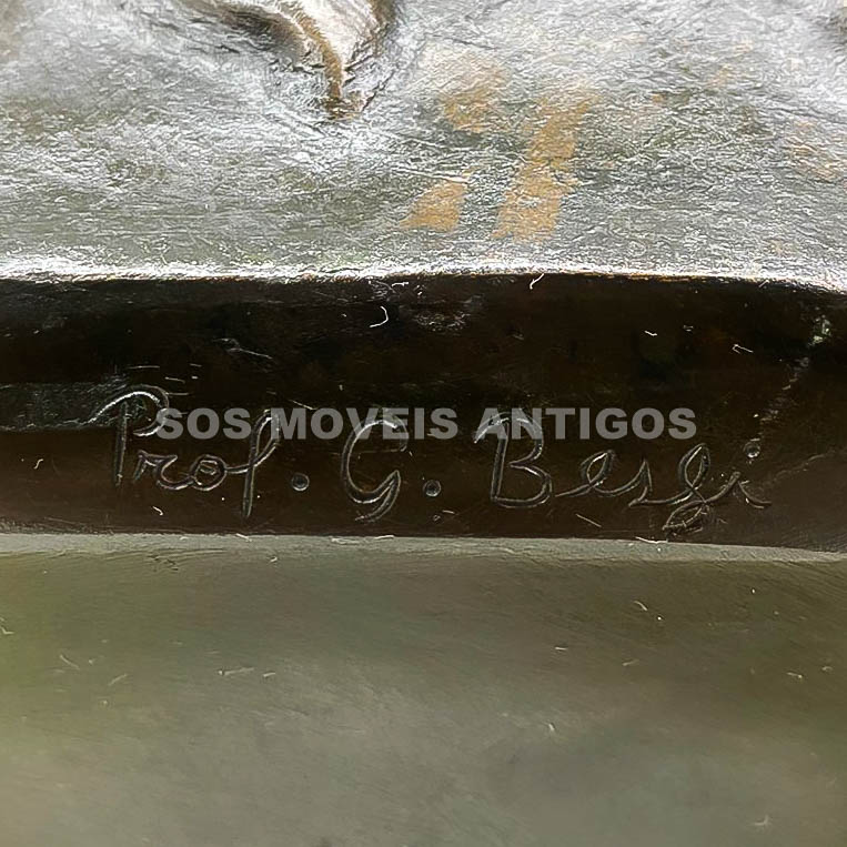 ESCULTURA REPRESENTANDO BUSTO SAGRADO A CORAÇÃO DE JESUS – SOSMOVEISANTIGOS – ANTIQUARIO SP (2)