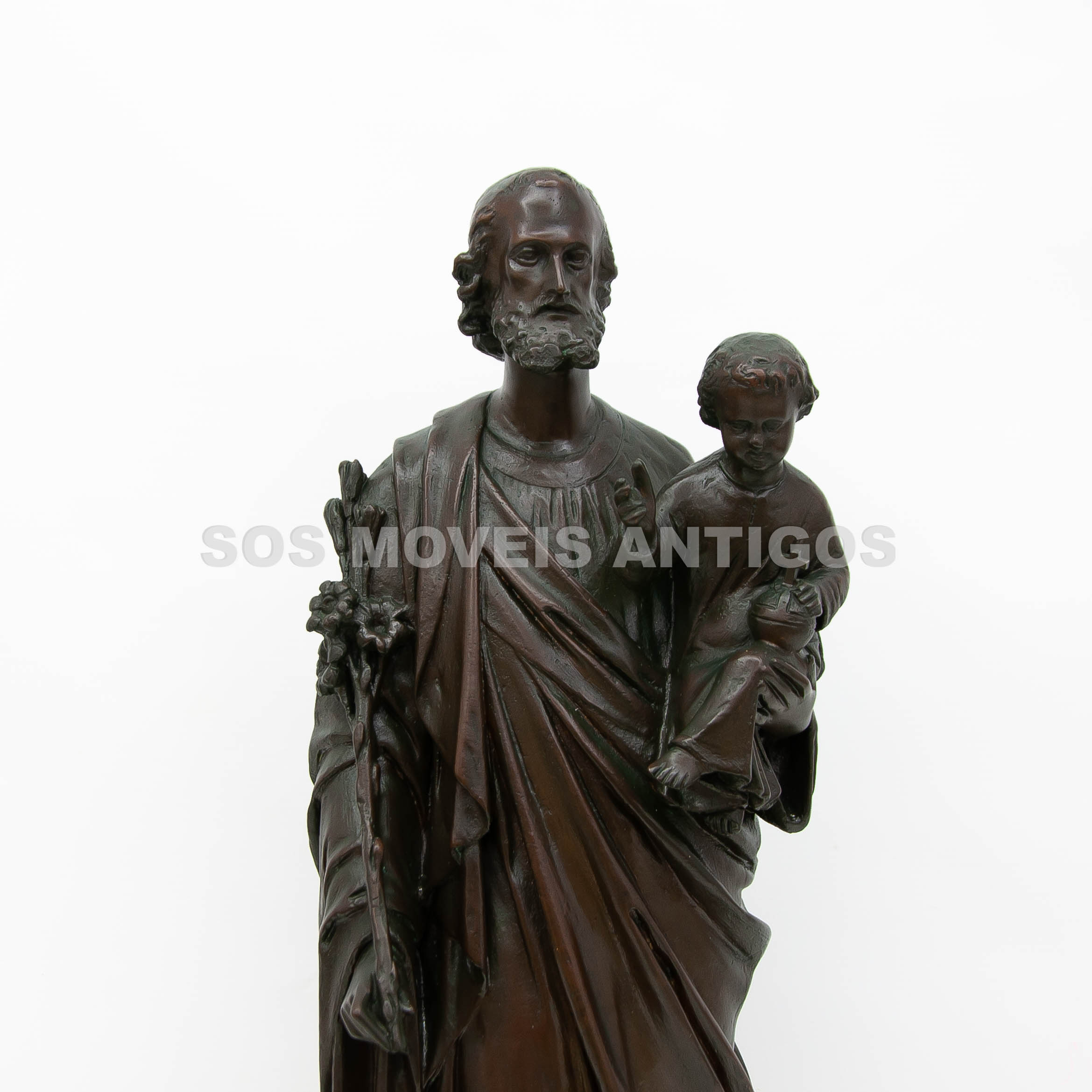 ESCULTURA REPRESENTANDO SÃO JOSÉ E MENINO JESUS – SOSMOVEISANTIGOS – ANTIQUARIO SP (3)