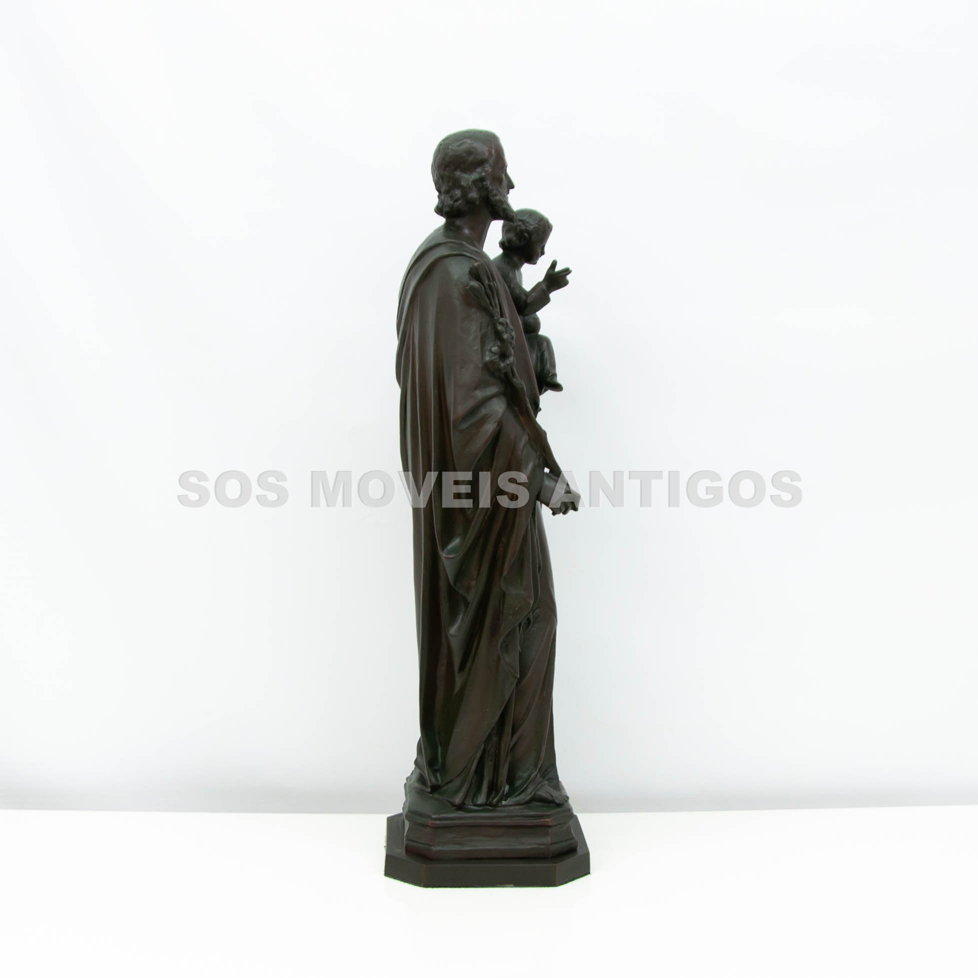 ESCULTURA REPRESENTANDO SÃO JOSÉ E MENINO JESUS – SOSMOVEISANTIGOS – ANTIQUARIO SP (5)