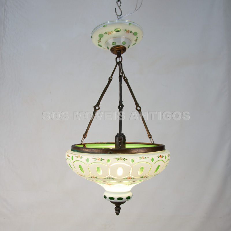 LUSTRE EM CRISTAL OVERLAY – SOSMOVEISANTIGOS – ANTIQUARIO SP (1)