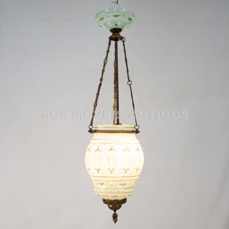 LUSTRE EM CRISTAL OVERLAY – SOSMOVEISANTIGOS – ANTIQUARIO SP (1)