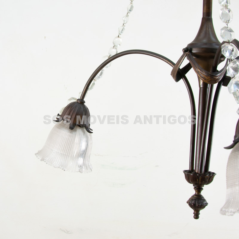 LUSTRE ESTILO ART NOUVEAU – SOSMOVEISANTIGOS – ANTIQUARIO SP (3)