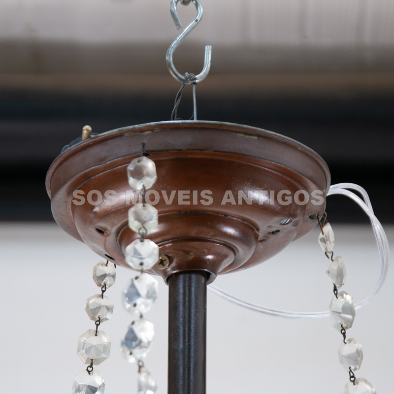 LUSTRE ESTILO ART NOUVEAU – SOSMOVEISANTIGOS – ANTIQUARIO SP (5)