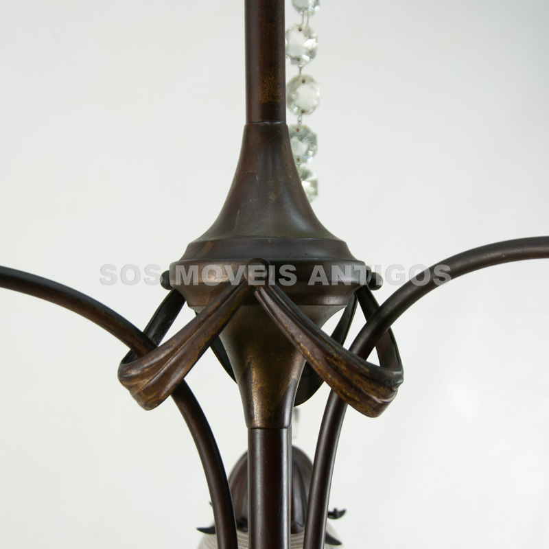 LUSTRE ESTILO ART NOUVEAU – SOSMOVEISANTIGOS – ANTIQUARIO SP (6)
