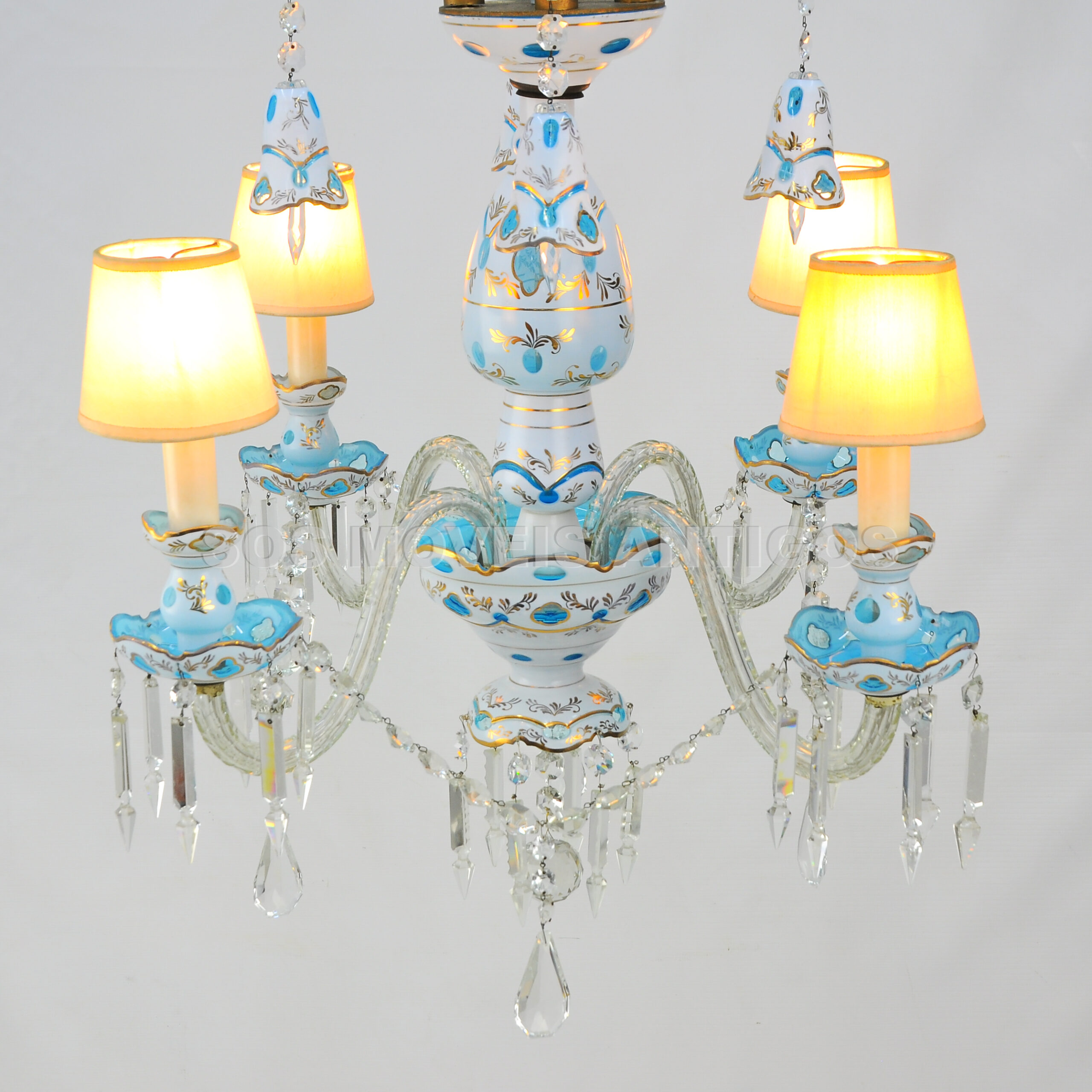 LUSTRE FRANCÊS EM CRISTAL OVERLAY – SOSMOVEISANTIGOS – ANTIQUARIO SP (21)