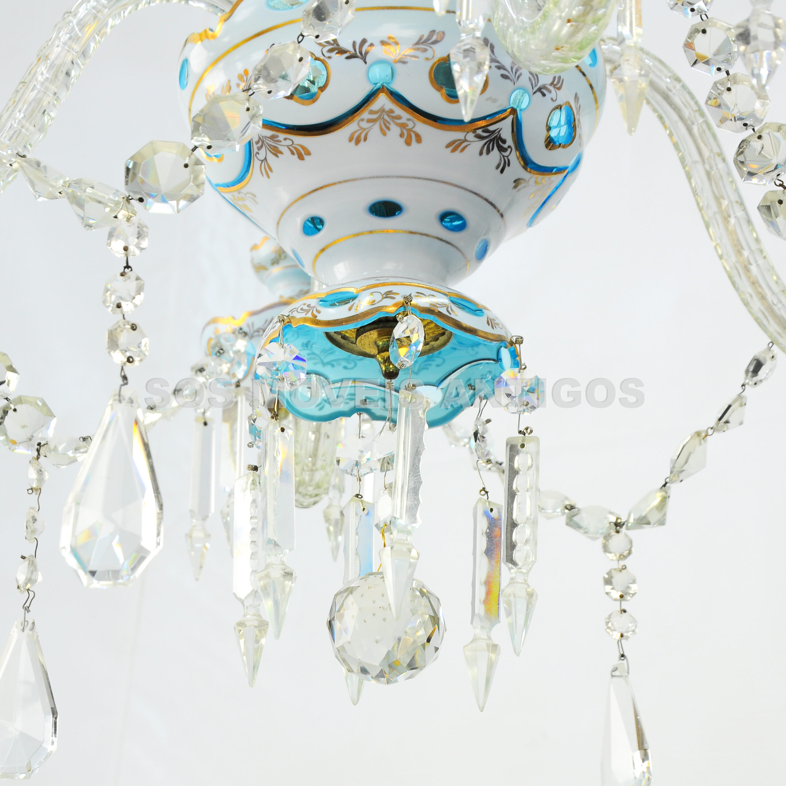 LUSTRE FRANCÊS EM CRISTAL OVERLAY – SOSMOVEISANTIGOS – ANTIQUARIO SP (37)
