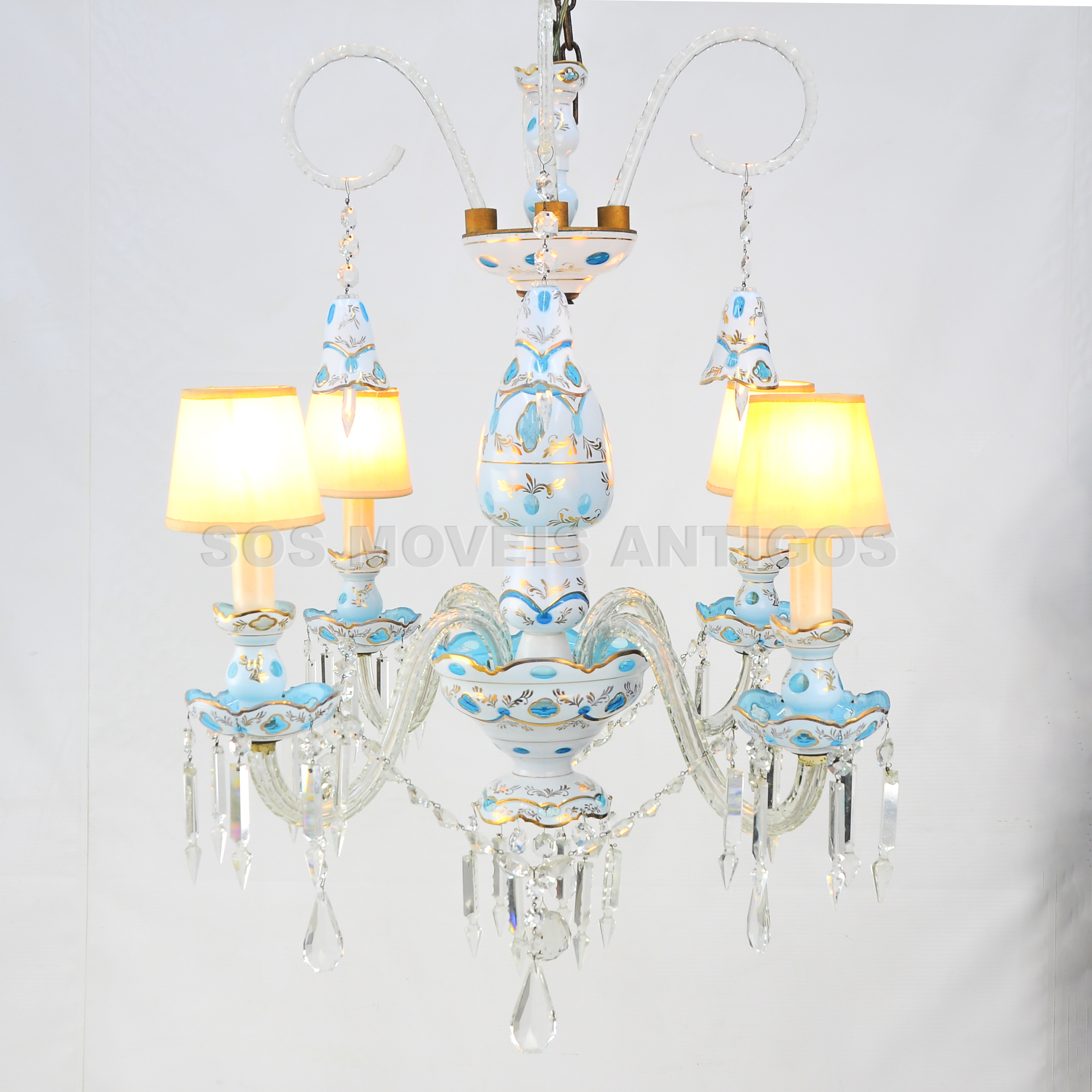LUSTRE FRANCÊS EM CRISTAL OVERLAY – SOSMOVEISANTIGOS – ANTIQUARIO SP (39)