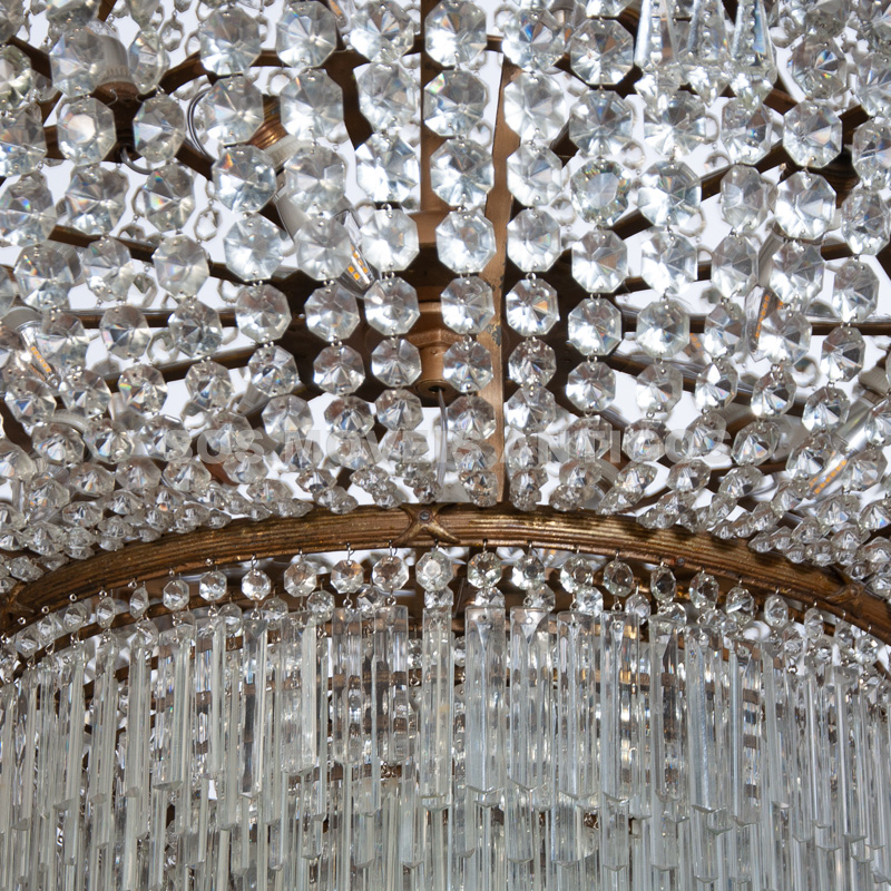 LUSTRE IMPÉRIO FRANCÊS – SÉC.XIX – SOSMOVEISANTIGOS – ANTIQUARIO SP (1)