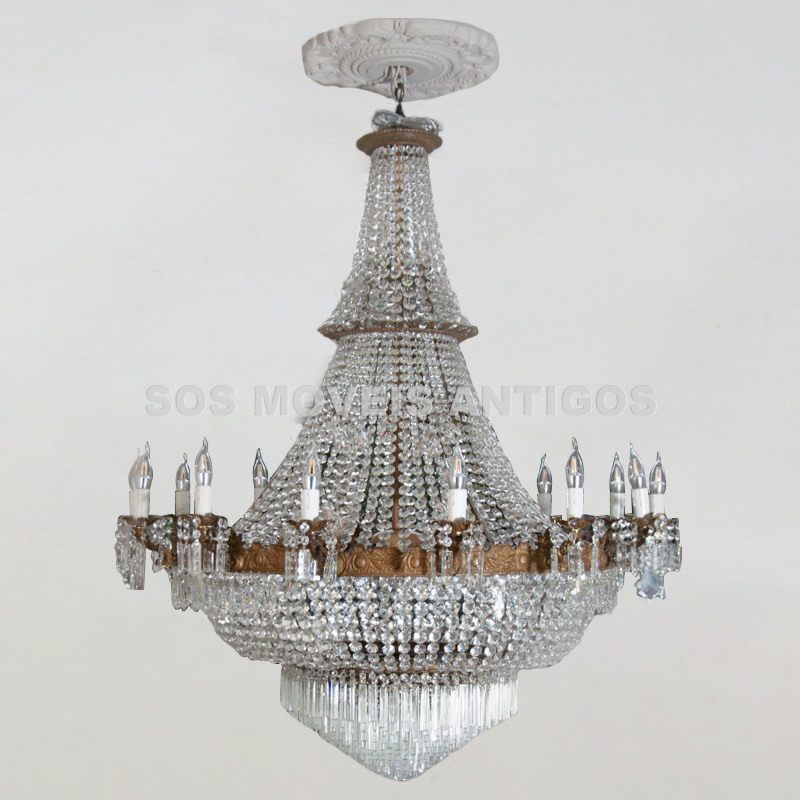 LUSTRE-IMPERIO-FRANCES-SEC.XIX-SOSMOVEISANTIGOS-ANTIQUARIO-SP-2