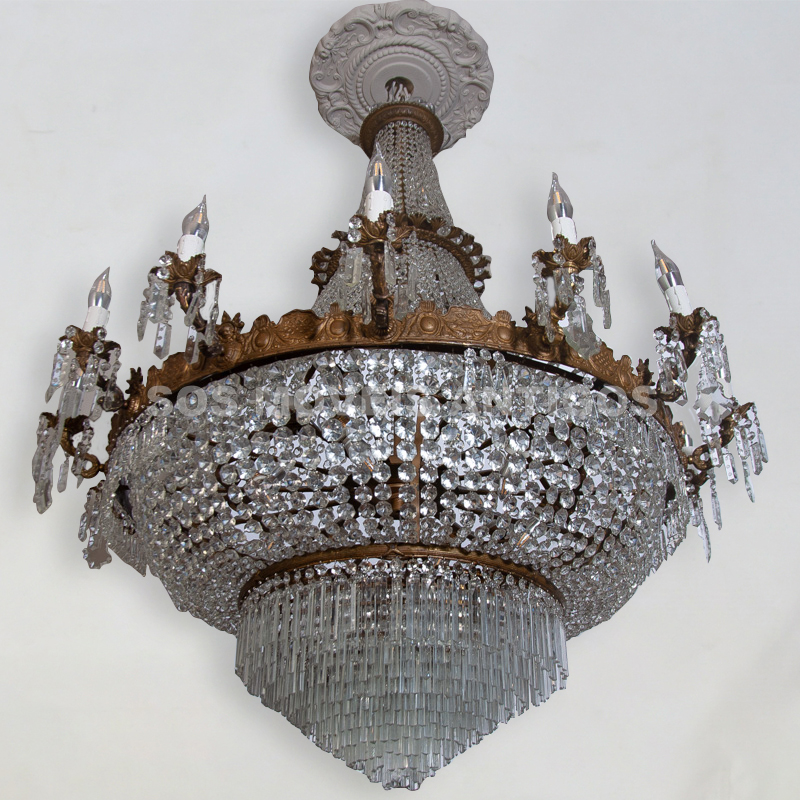 LUSTRE IMPÉRIO FRANCÊS – SÉC.XIX – SOSMOVEISANTIGOS – ANTIQUARIO SP (6)