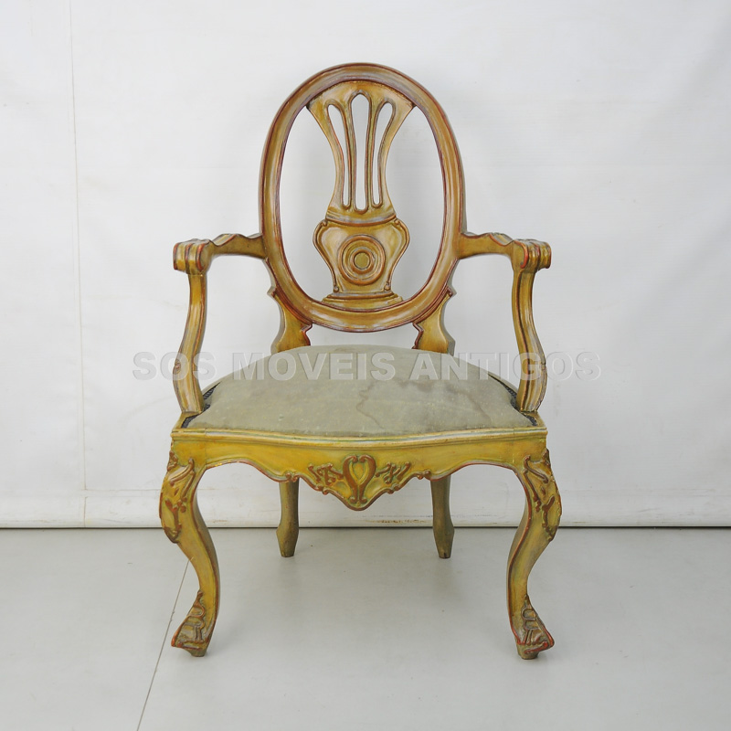 PAR DE POLTRONAS ESTILO DOM JOSÉ – SÉC.XIX – SOSMOVEISANTIGOS – ANTIQUARIO SP (3)