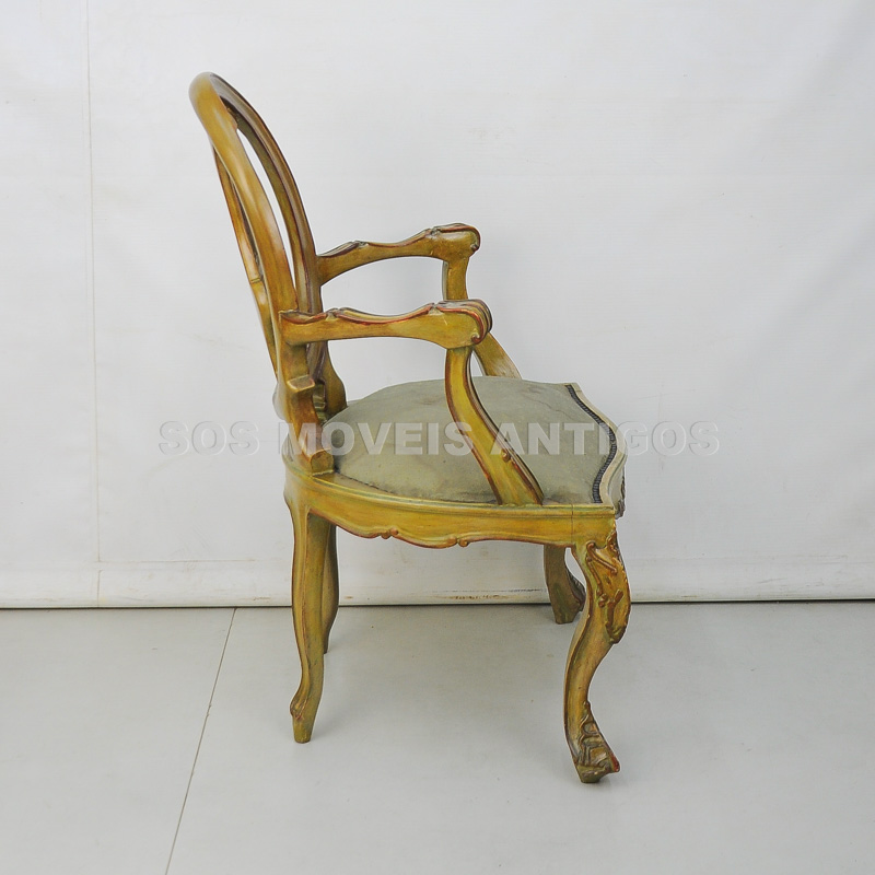 PAR DE POLTRONAS ESTILO DOM JOSÉ – SÉC.XIX – SOSMOVEISANTIGOS – ANTIQUARIO SP (5)