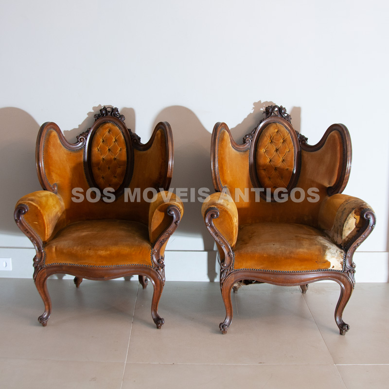 PAR DE POLTRONAS ESTILO LUÍS XV – SOSMOVEISANTIGOS – ANTIQUARIO SP (2)