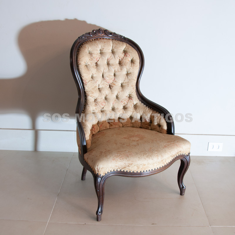 PAR DE POLTRONAS ESTILO VITORIANA – SOSMOVEISANTIGOS – ANTIQUARIO SP (4)