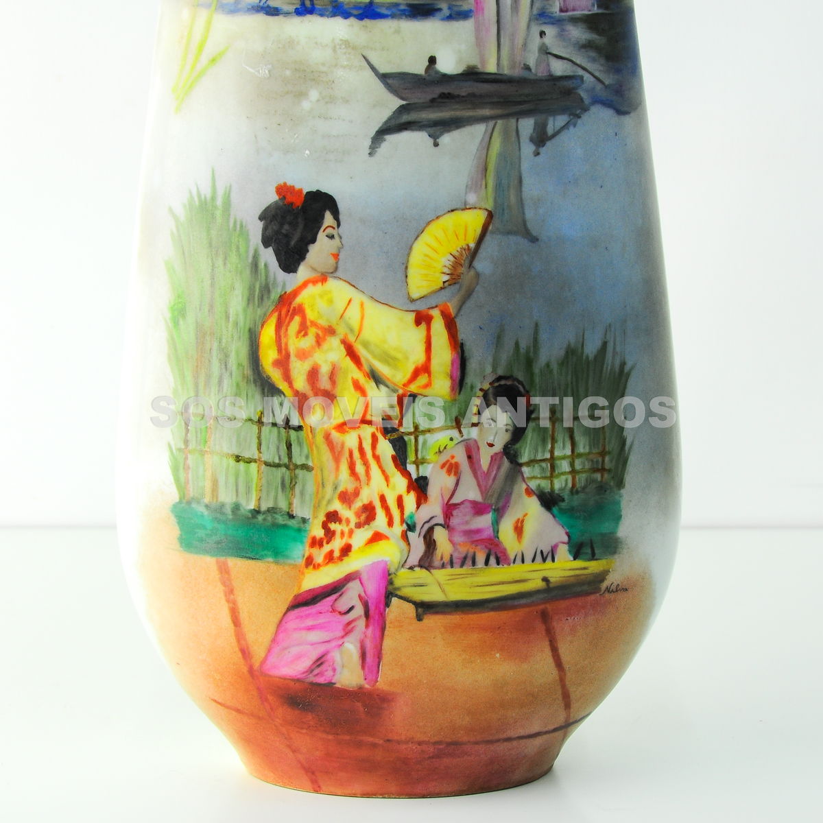 PAR DE VASOS – PORCELANA REAL – SOSMOVEISANTIGOS – ANTIQUARIO SP (10)