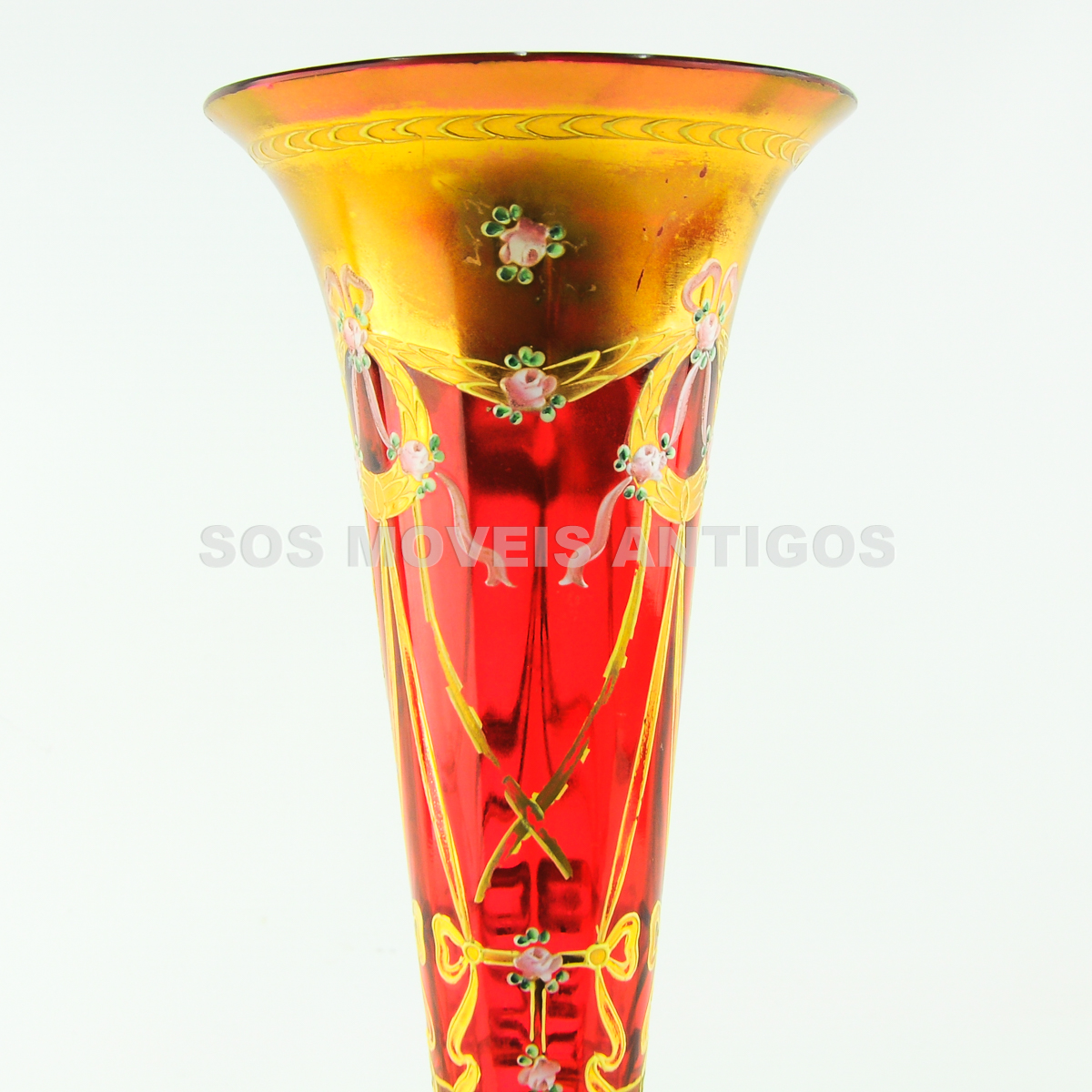 VASO SOLITARIO EM CRISTAL VENEZIANO – SOSMOVEISANTIGOS – ANTIQUARIO SP (3)